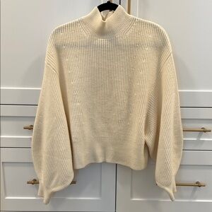 Banana republic Cream Turtleneck Women Sweater